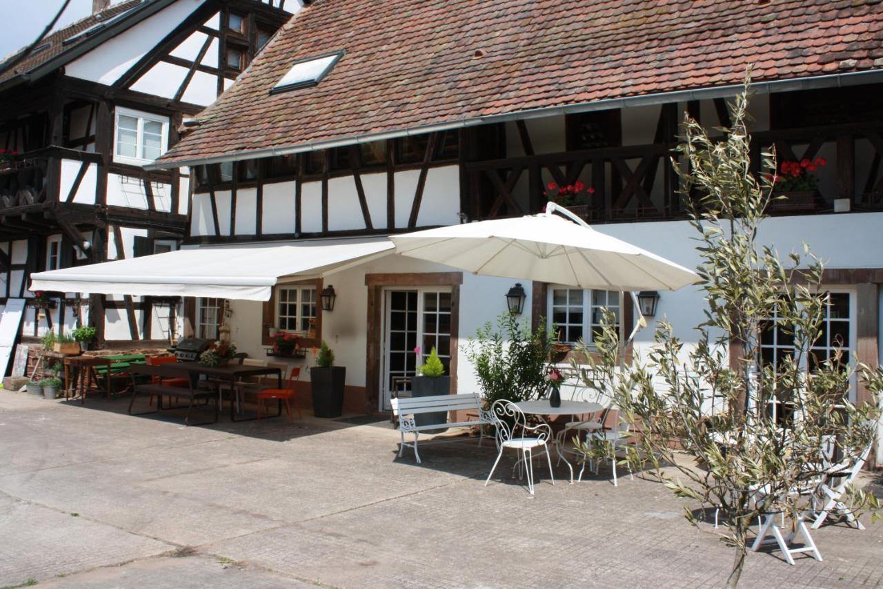 Bed and Breakfast La Grange Aux Coqs Ittenheim Exterior foto